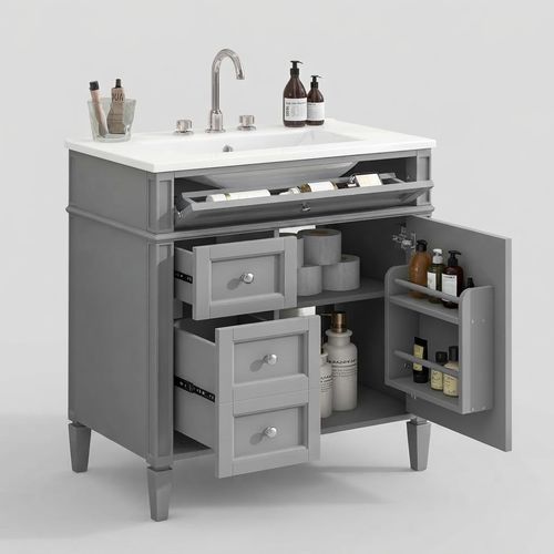 Favfurish 30-Inch Bathroom Vanity with Sink Combo
