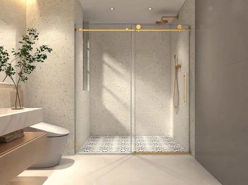 Favfurish Single Sliding Shower Door